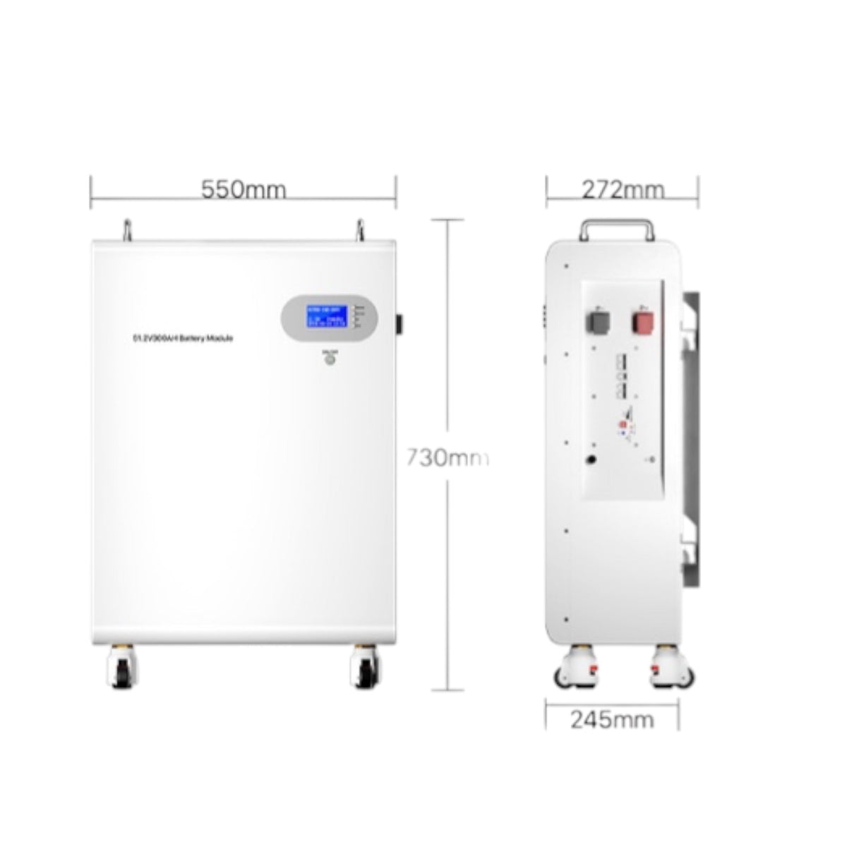 Baterie LIfePO4 15 kWh 48V Hailei monitorizare Bluetooth WiFi