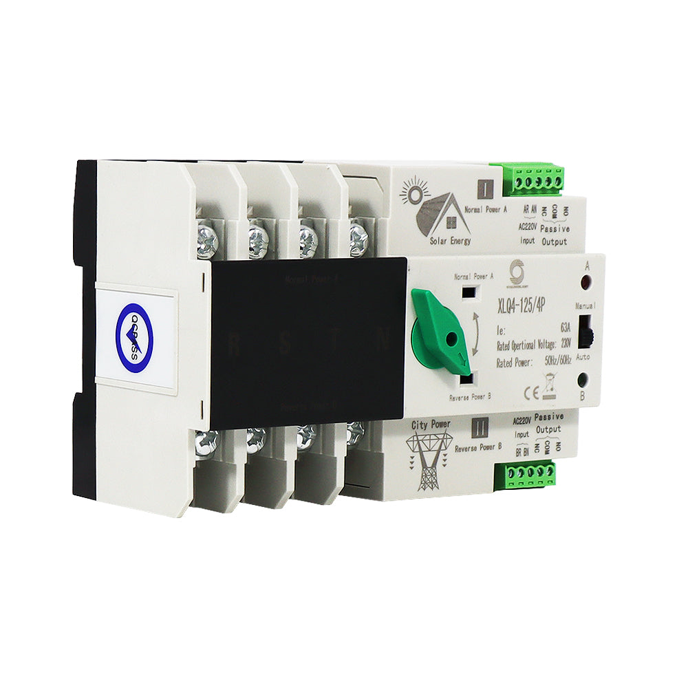 Comutator de transfer automat trifazat pentru panouri fotovoltaice 230V 63A ATS