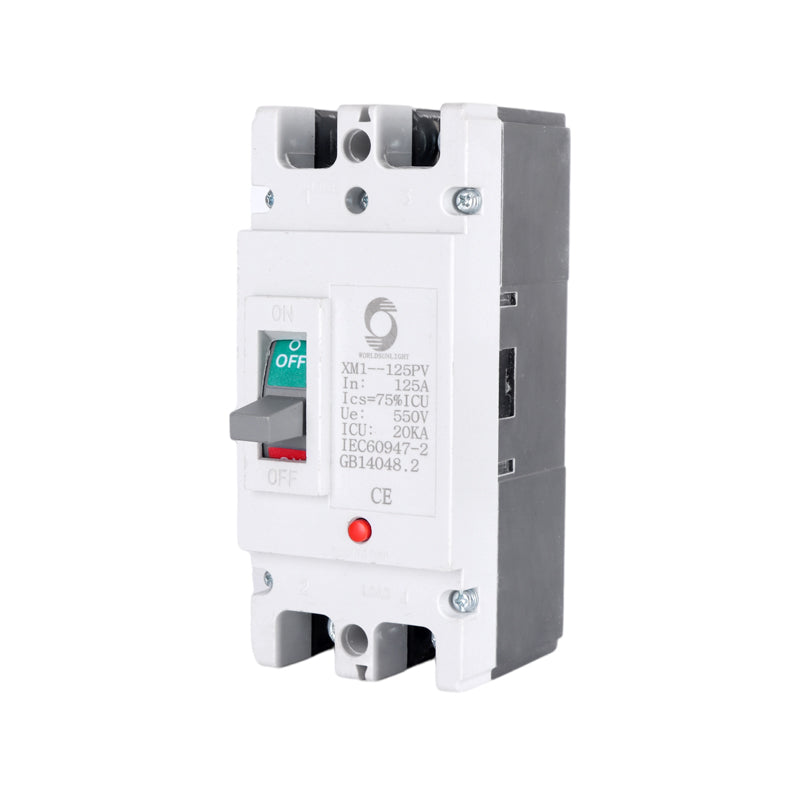 Intrerupator pentru acumulatori 125A 550V DC MCCB