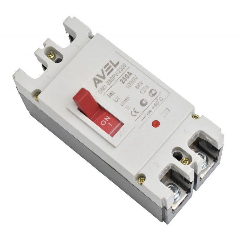 Intrerupator pentru acumulatori 250A 1000V DC MCCB