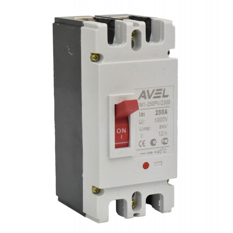Intrerupator pentru acumulatori 250A 1000V DC MCCB