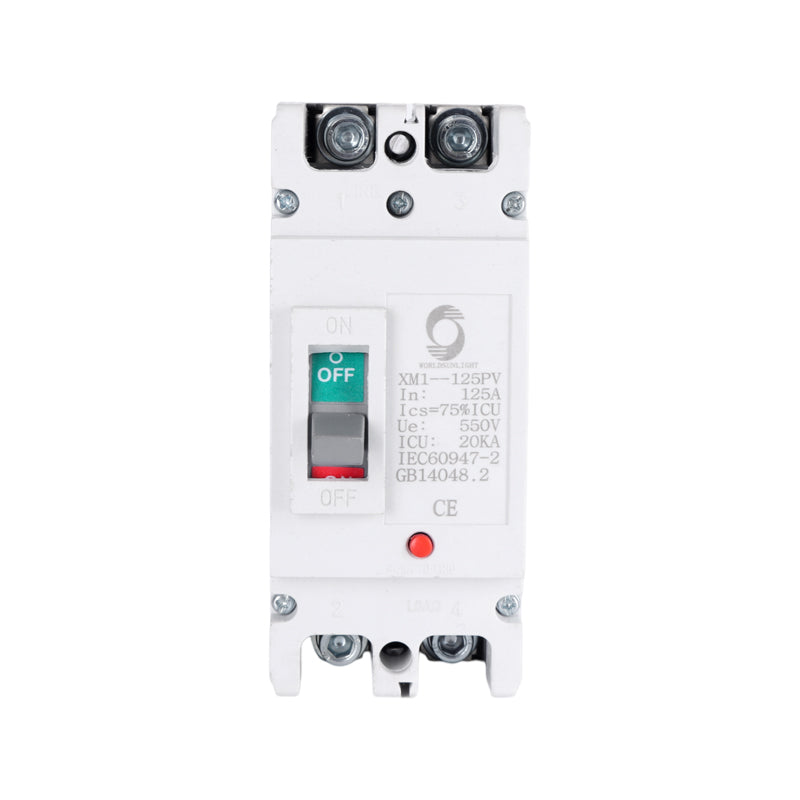 Intrerupator pentru acumulatori 125A 550V DC MCCB