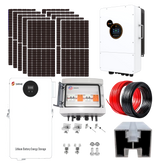 Sistem fotovoltaic trifazic 12kW Complet, acumulator LiFePO4 15kWh 26Panouri 460W
