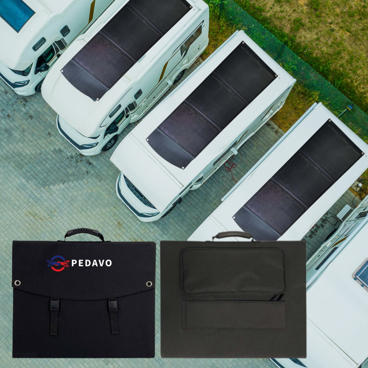 Panou Solar Portabil 100W 18V Tip Geantă – Camping, Drumeții, Încărcare Dispozitive Mobile