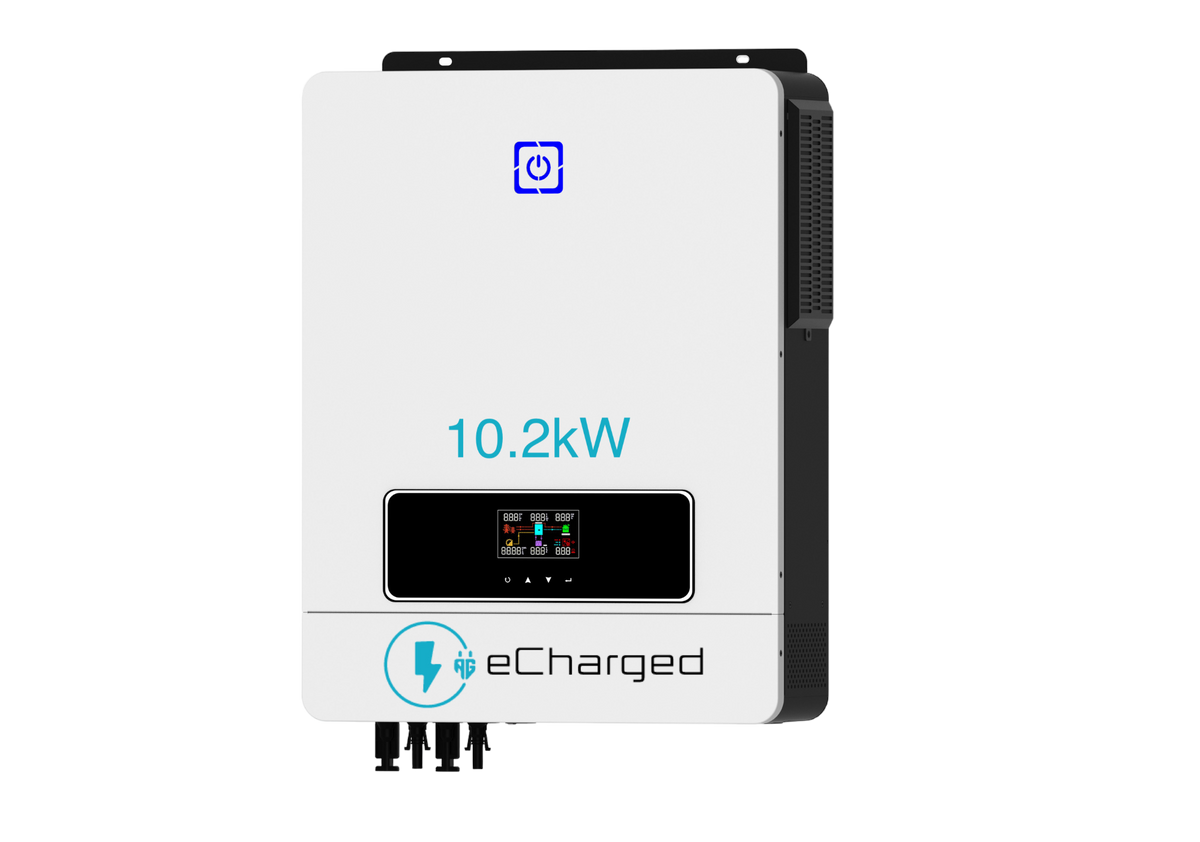 Invertor Solar Off-Grid 10kW 48V – 2x MPPT, Undă Sinusoidală Pură, Fără Rețea Electrică