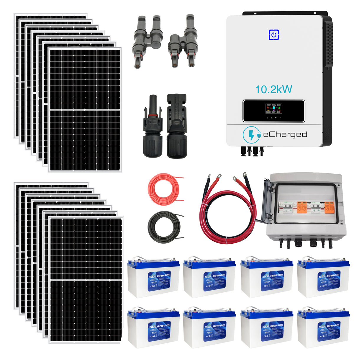 Kit panouri fotovoltaice 10kW Offgrid