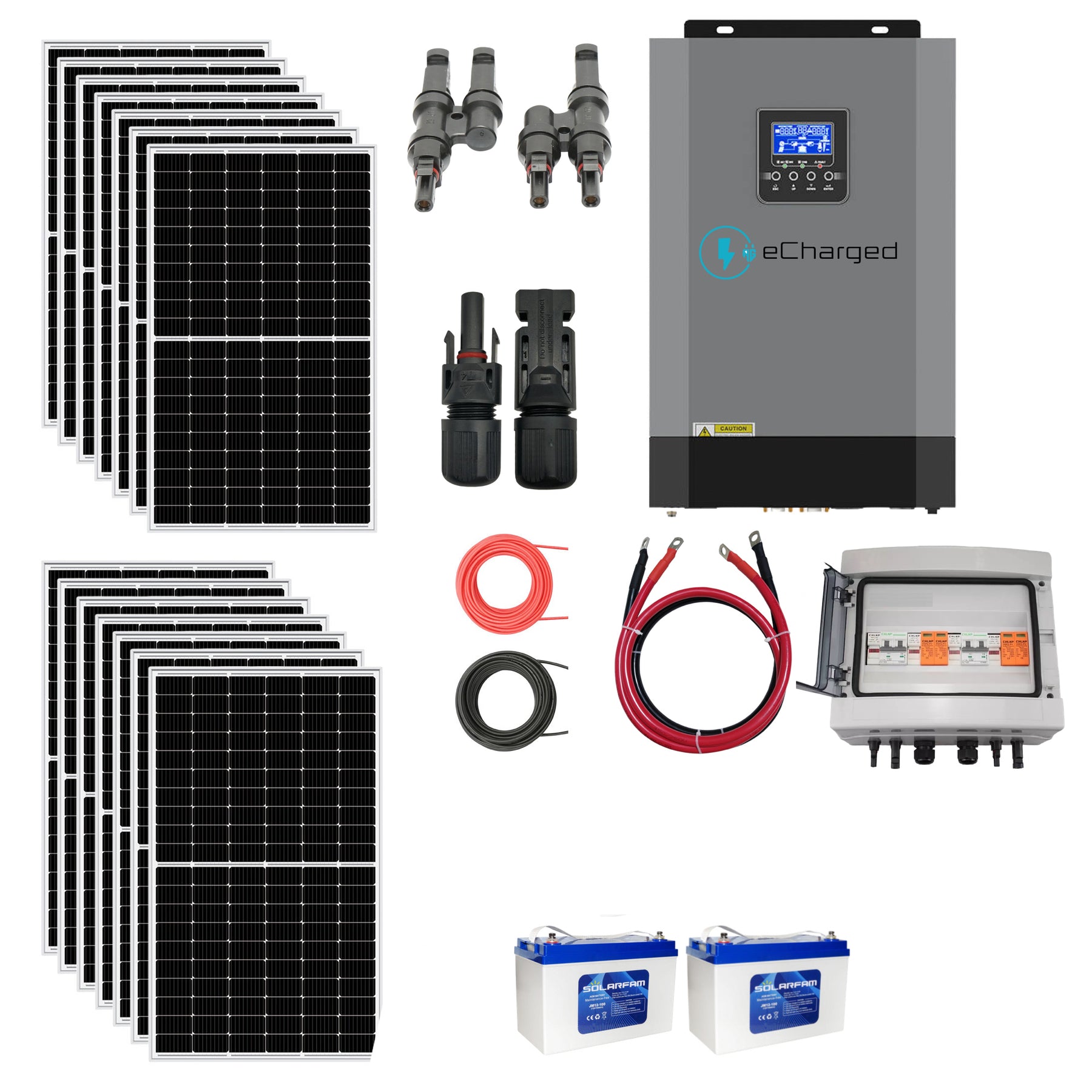 Kit panouri fotovoltaice 3 kW Offgrid
