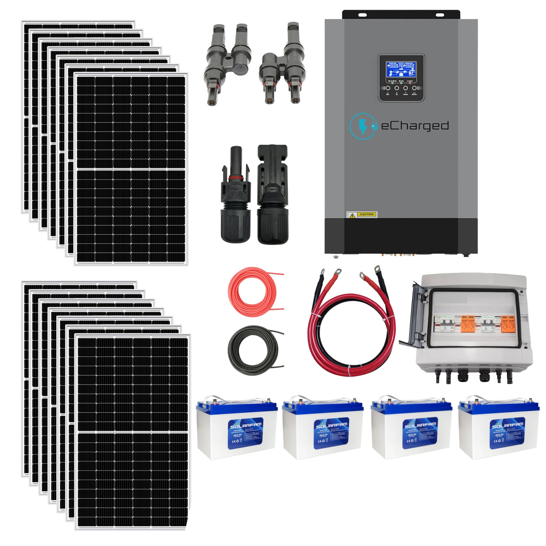 Kit panouri fotovoltaice 5kW Offgrid