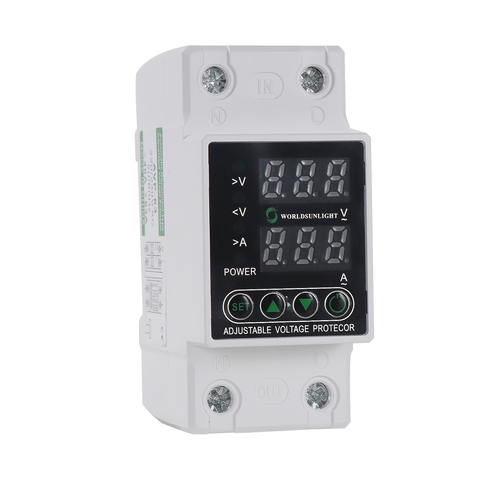 Releu monofazic inteligent DIN 2p 63A - protectie tensiune si contorizare energetica