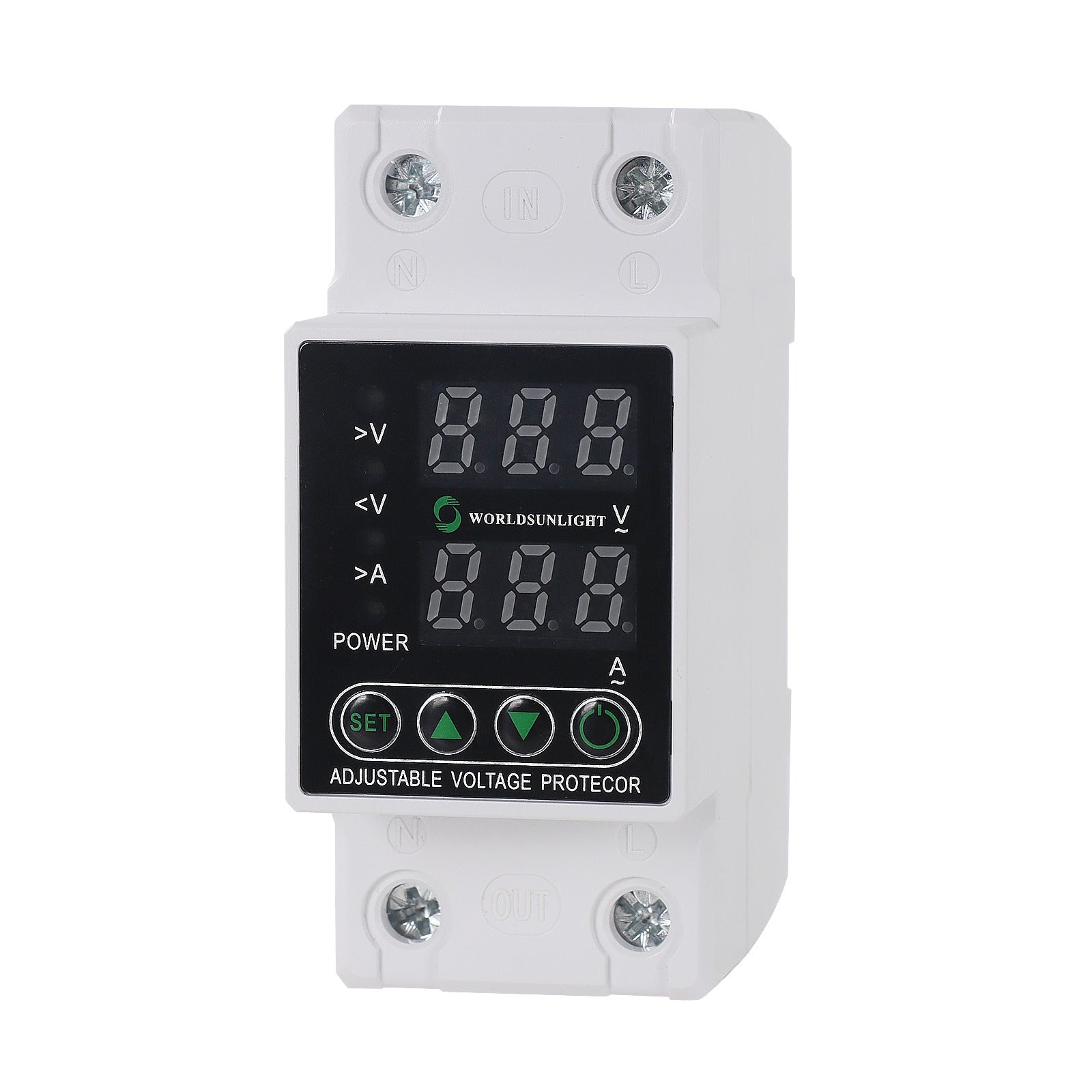 Releu monofazic inteligent DIN 2p 63A - protectie tensiune si contorizare energetica