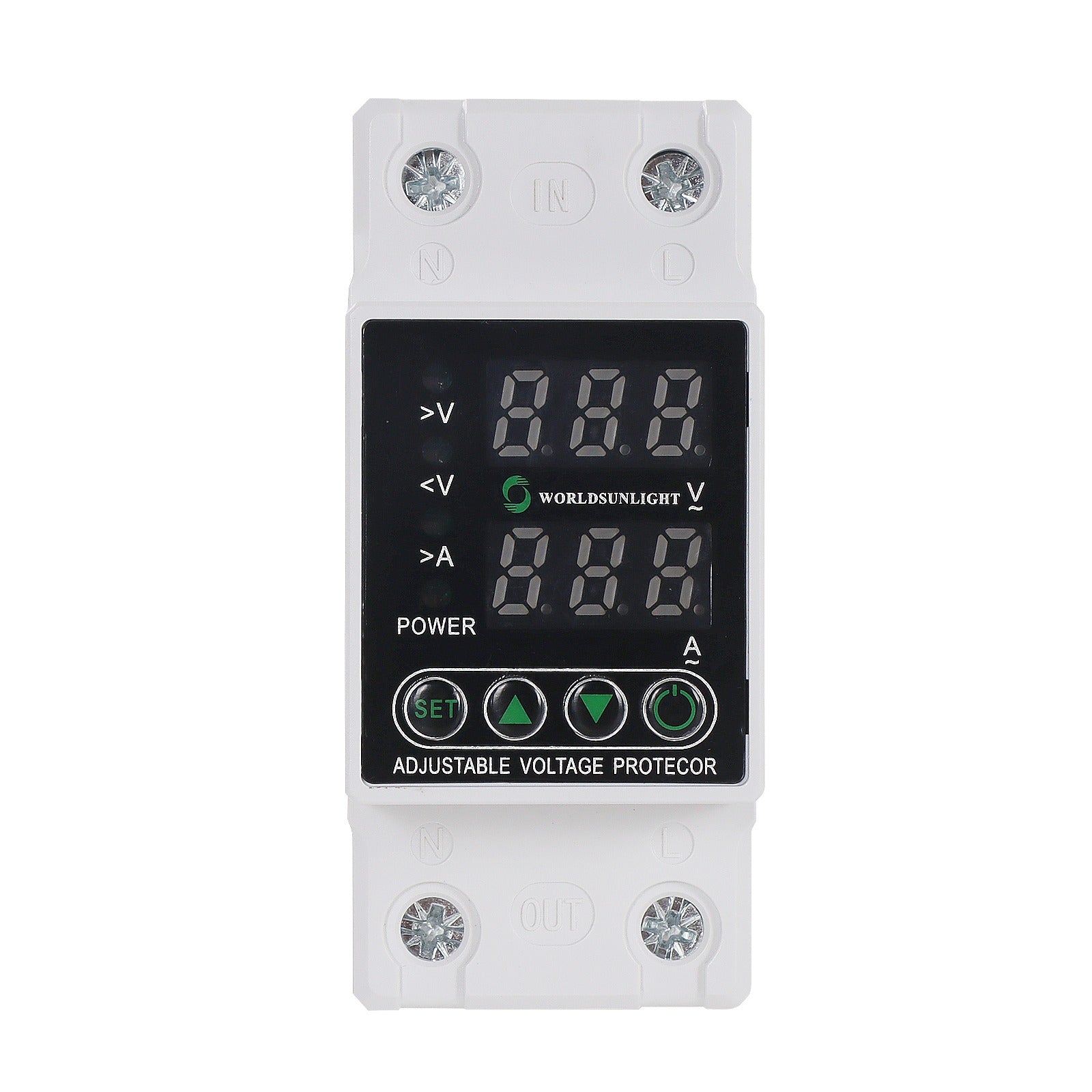 Releu monofazic inteligent DIN 2p 63A - protectie tensiune si contorizare energetica