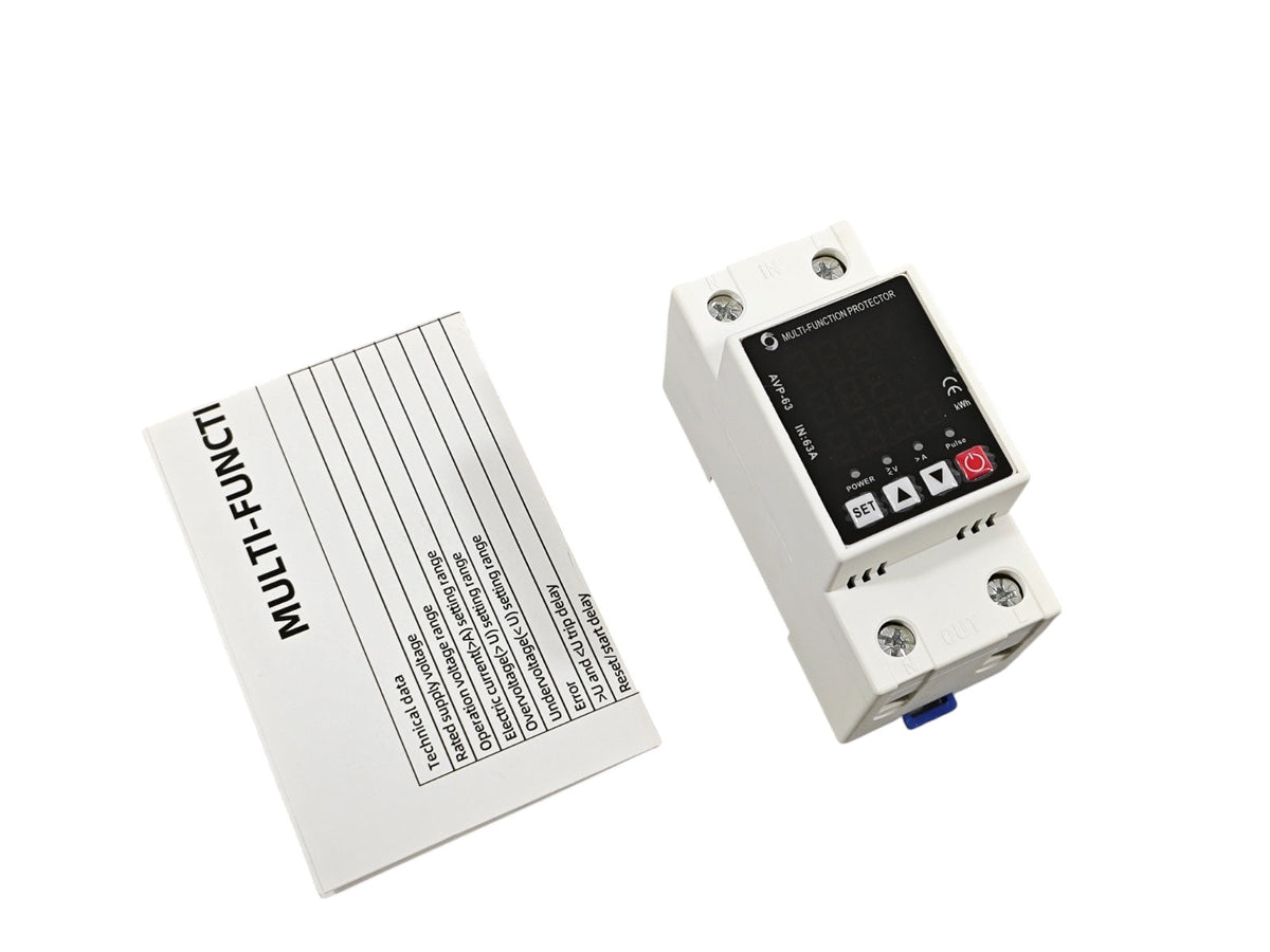 Releu monofazic DIN inteligent multifunctional 2p 63A protectie si masurare inteligenta intr-un singur dispozitiv